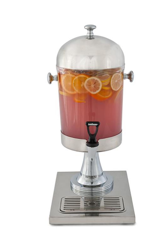 7 Qt Acrylic Cold Beverage Dispenser, Event Banquet Reception Rental