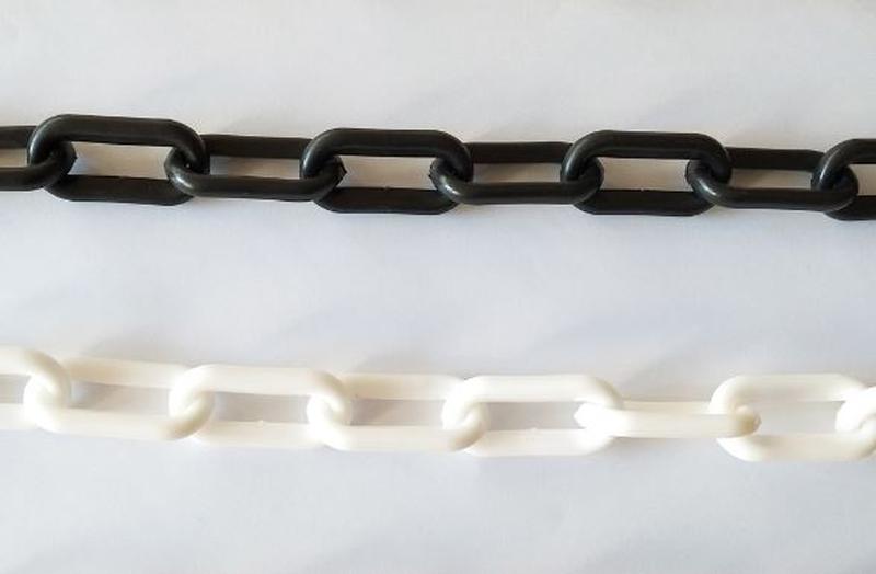 10' Black Plastic Stanchion Chain | Event Banquet Wedding Party ...