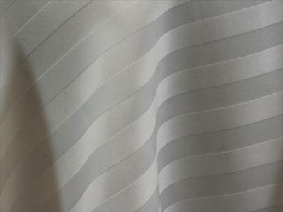 Ivory Satin Stripe